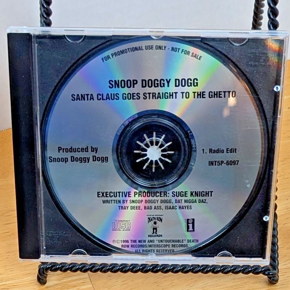 Snoop Doggy Dogg Santa Claus Goes Straight To The Ghetto 1996 Promo Christmas CD